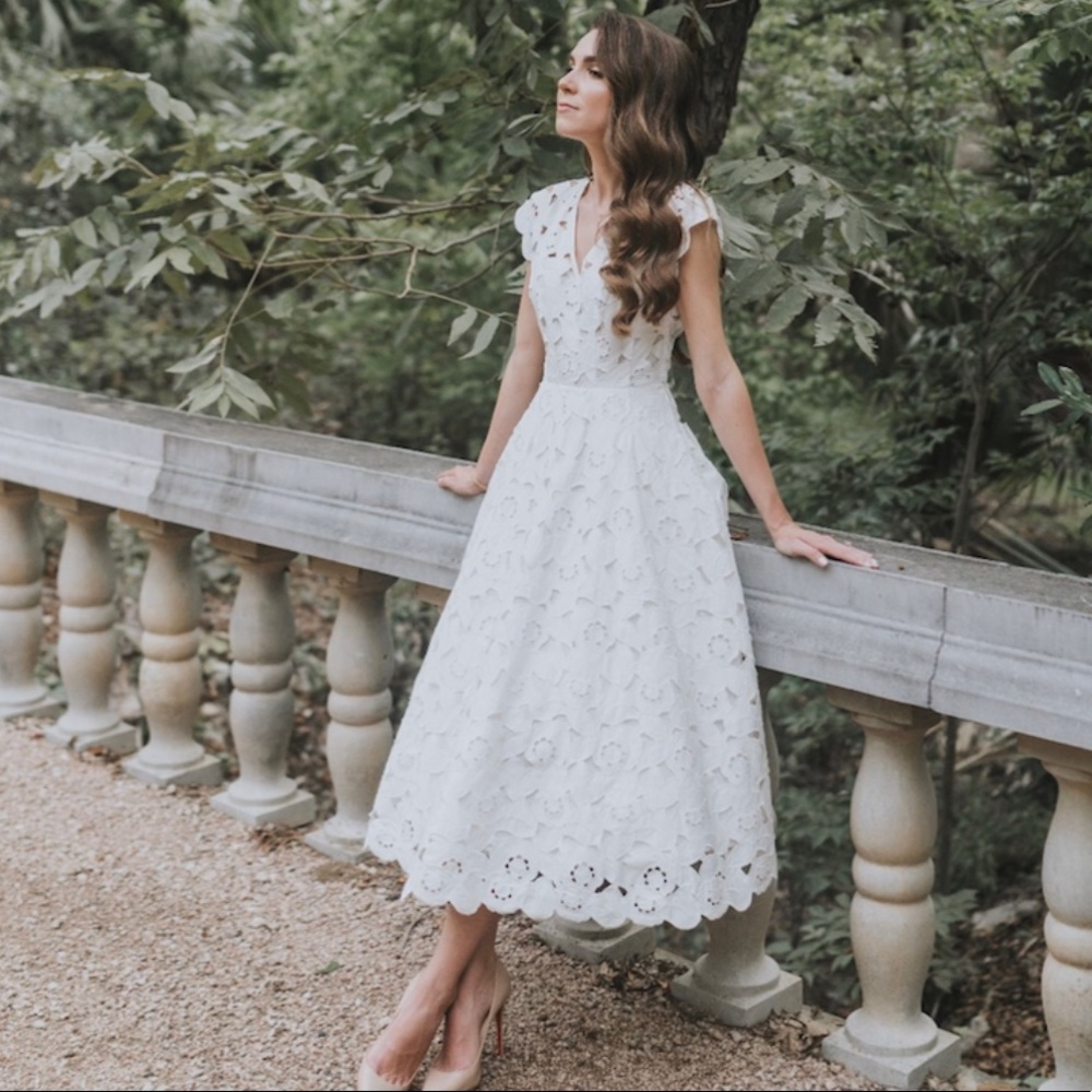 Gorgeous white Hope for Flowers midi dress